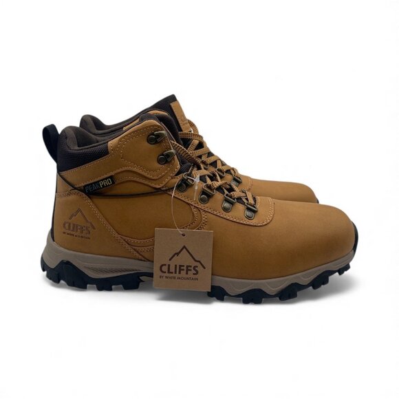 Cliffs by White Mountain Peak Pro Men’s Brown Hiking Boots Lace-Up Outdoor Trail main image 6